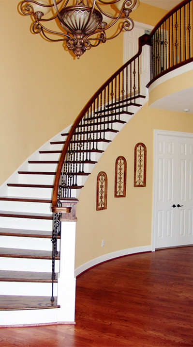 Custom Home Stairway